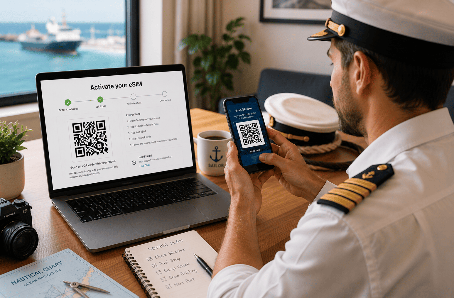 Scan and connect