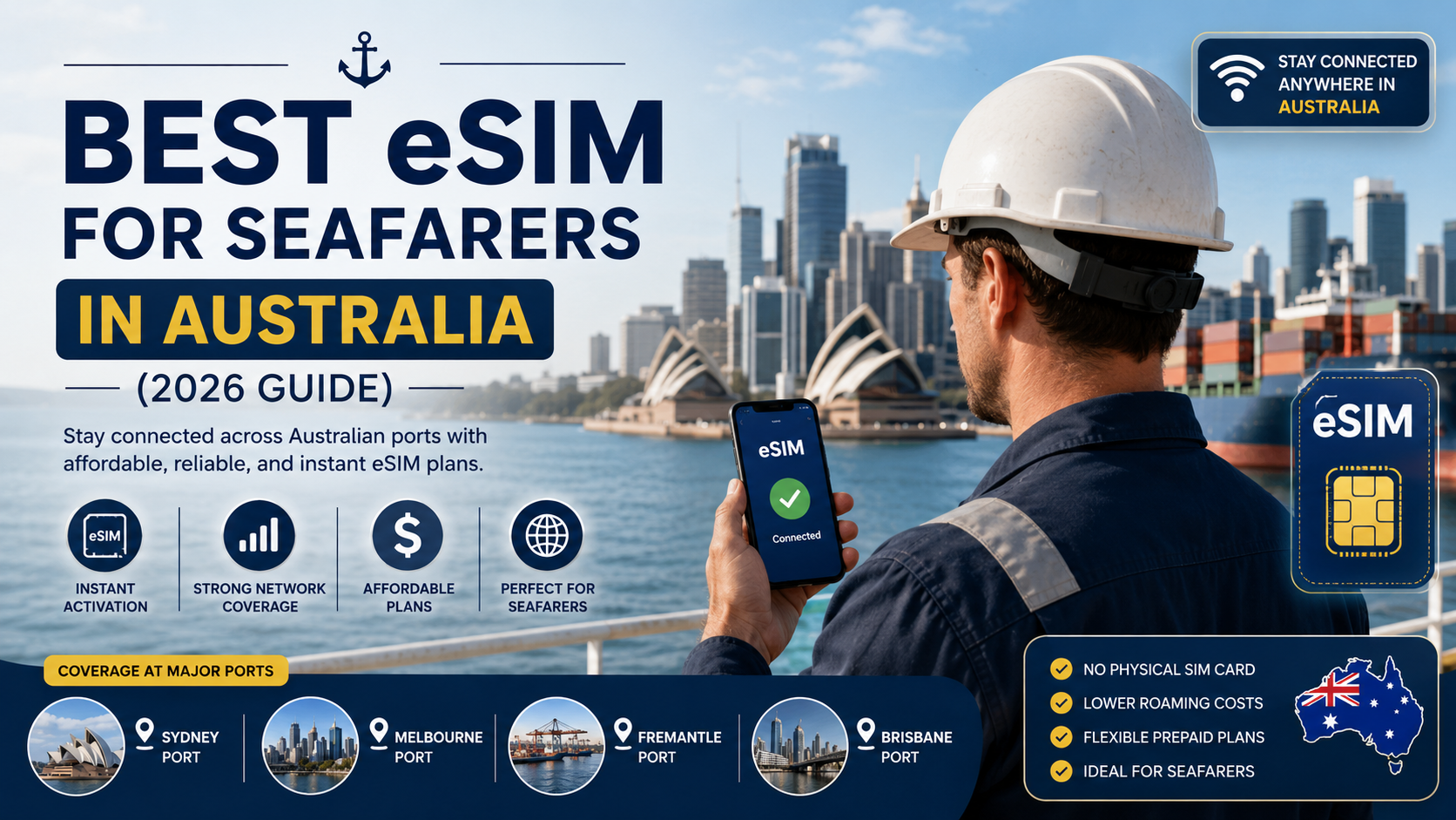 Best eSIM for Seafarers in Australia