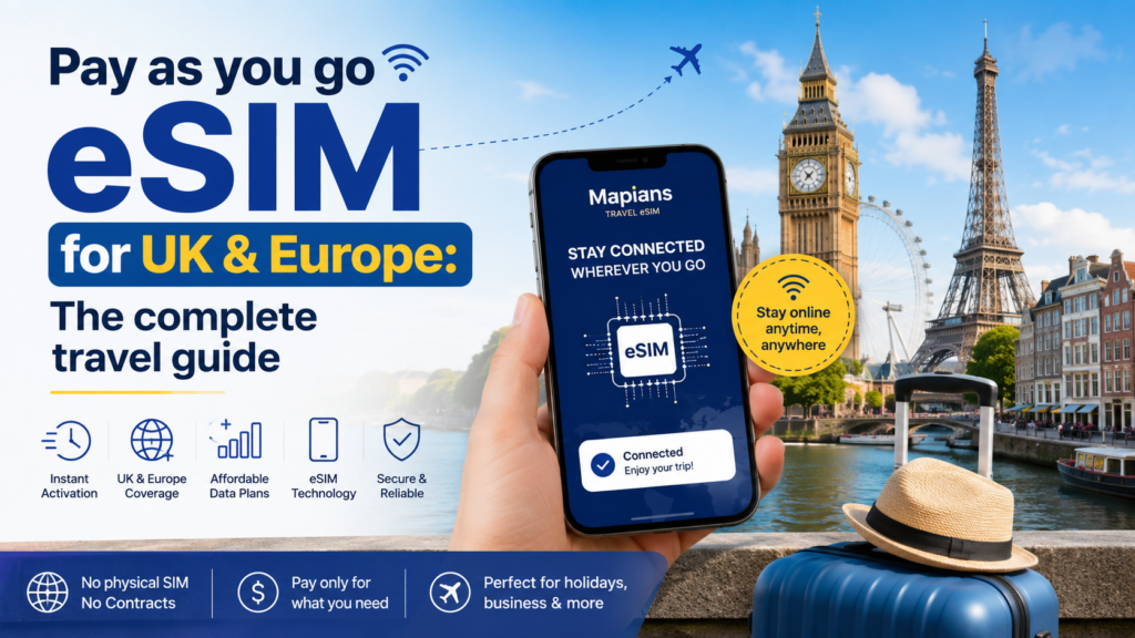 Pay as you go eSIM for UK & Europe The complete travel guide (2026)
