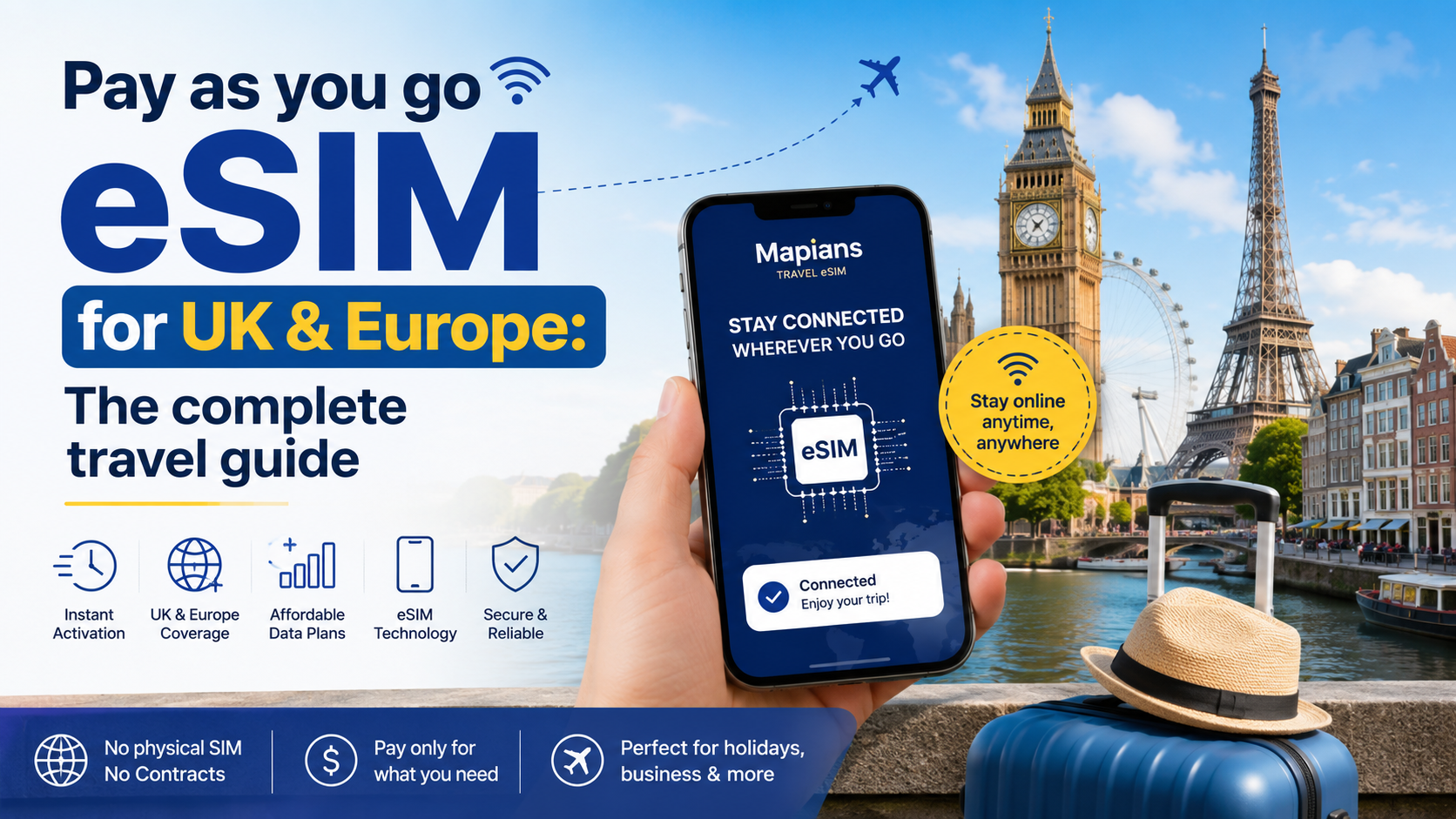 Pay as you go eSIM for UK &amp; Europe: The complete travel guide (2026)