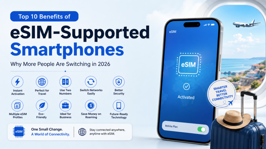 eSIM-supported smartphones