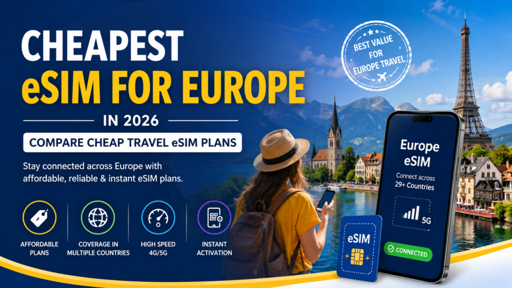Cheapest eSIM for Europe