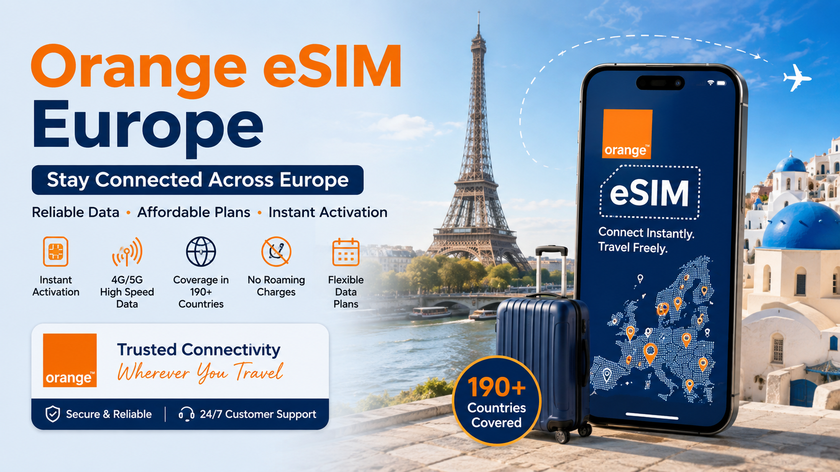 Orange eSIM Europe: Plans, Pricing, Coverage & Complete Travel Guide 2026