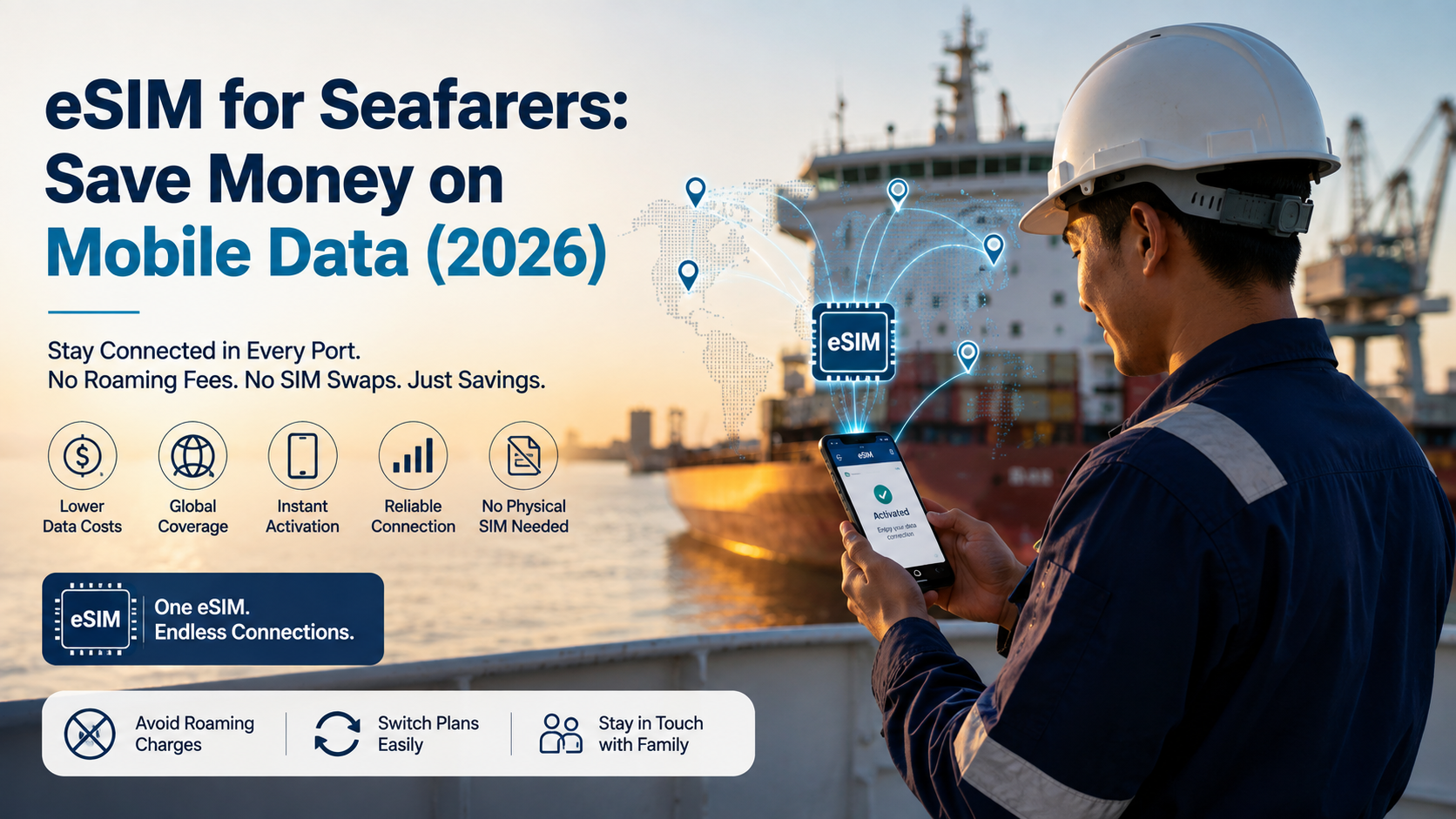 eSIM help seafarers