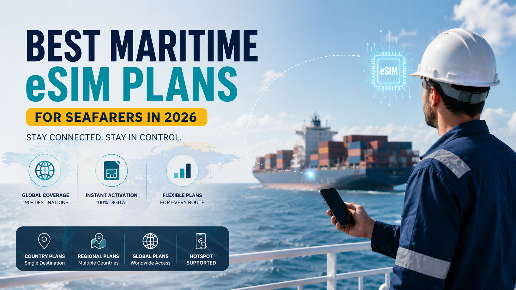 Best Maritime eSIM Plans for Seafarers in 2026