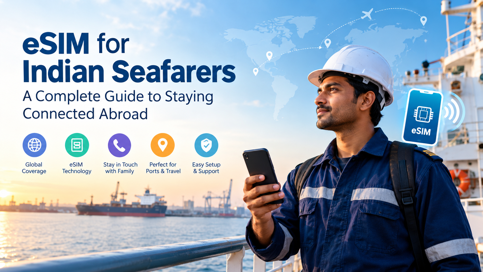 eSIM for Indian Seafarers: A Complete Guide to Staying Connected Abroad